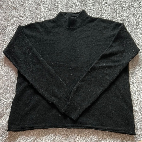 Madewell Cashmere Mock Neck Sweater - Picture 1 of 2